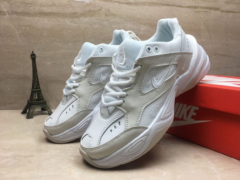 nike tekno m2k white grey