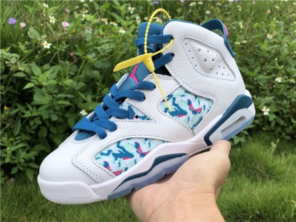 Jordan 6 Retro Green Abyss for women