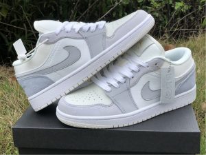 New Air Jordan 1 Low Paris White Sky Grey Cv3043 100