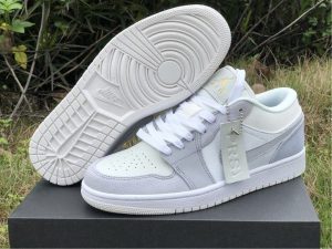 New Air Jordan 1 Low Paris White Sky Grey Cv3043 100