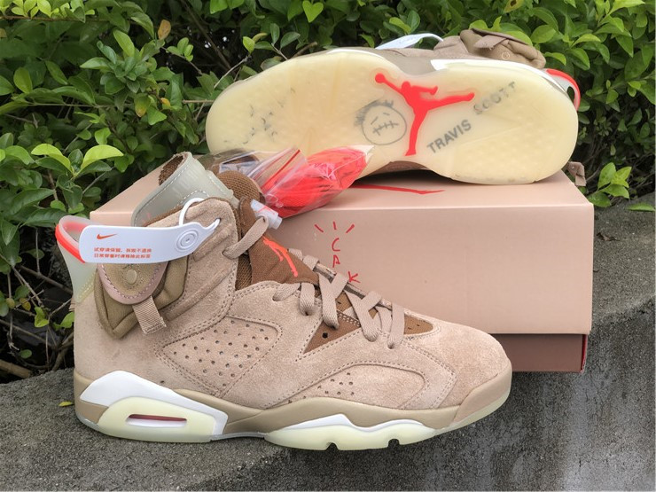 Travis Scott x Air Jordan 6 “British Khaki”