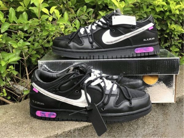 Off-White x Nike Dunk Low The 50 Black