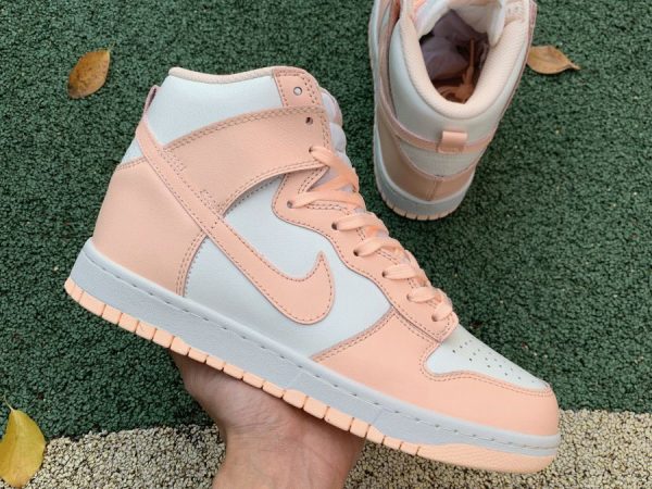 Nike Dunk High Sail Crimson Tint