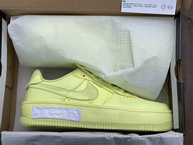 Nike Air Force 1 Fontanka Yellow Strike Lemon Twist Sneaker