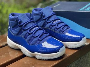 Custom Air Jordan 11 High Bright Royal Blue For Sale